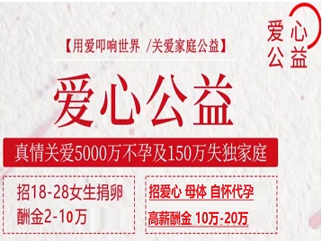 城子河捐卵助孕生子 爱心志愿者招募